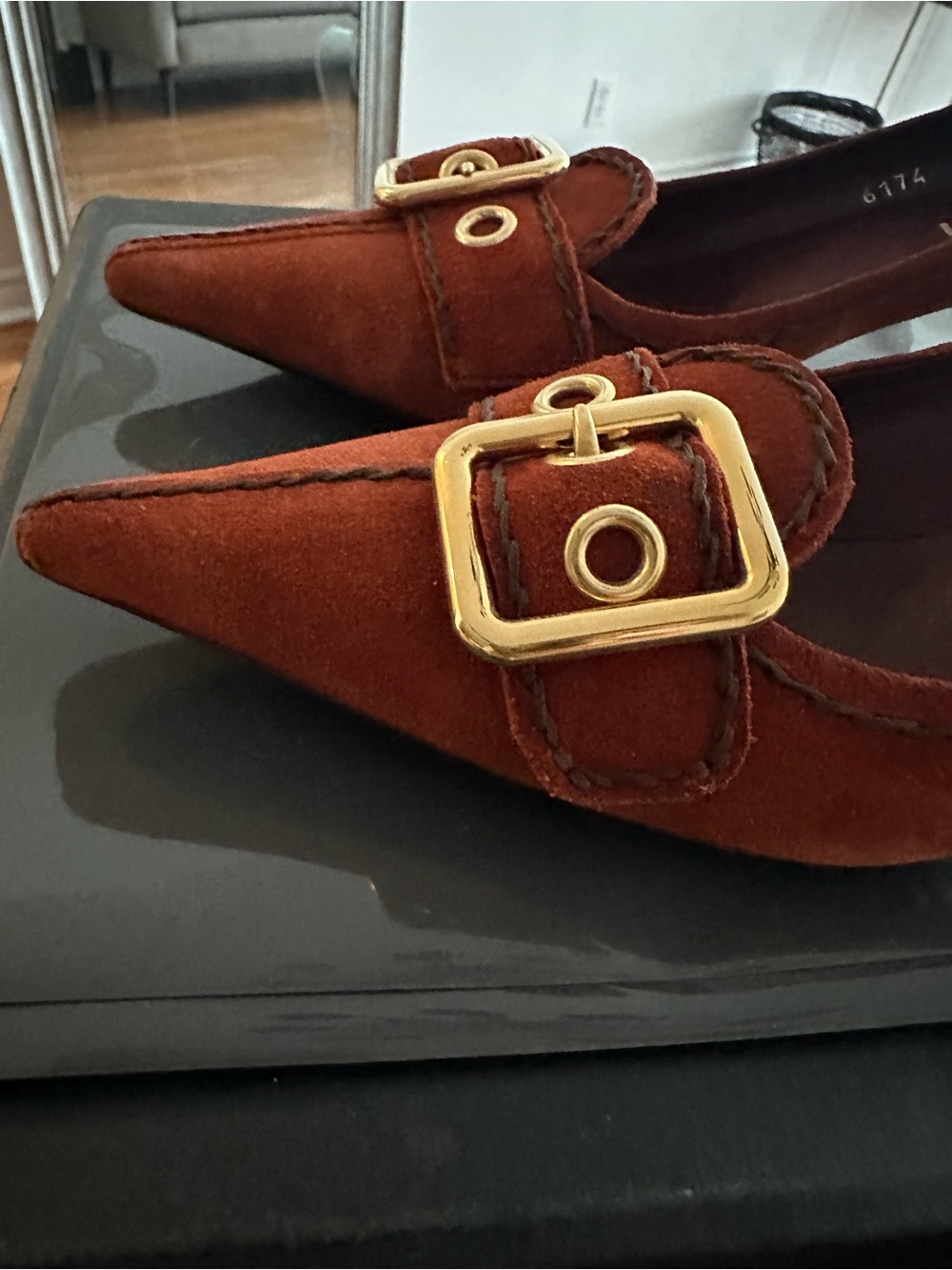 Prada Suede Kitty Heels - Picture 5 of 14